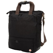 Load image into Gallery viewer, Manhattan Portage Waxed Nylon Fordham Convertible Bag - Black Frontside
