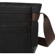 Load image into Gallery viewer, Manhattan Portage Waxed Nylon Rockefeller Shoulder Bag (XS) - External Zipper Pockets
