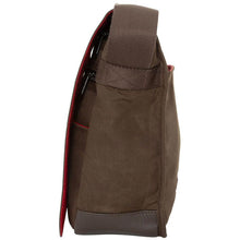Load image into Gallery viewer, Manhattan Portage Waxed Nylon Sheridan Shoulder Bag (L) w/Back Zipper - Profile
