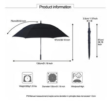 Load image into Gallery viewer, Two One Two Manual Open Golf Stick Umbrella
